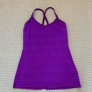 Beyond Yoga Vibrant Purple Yoga Top